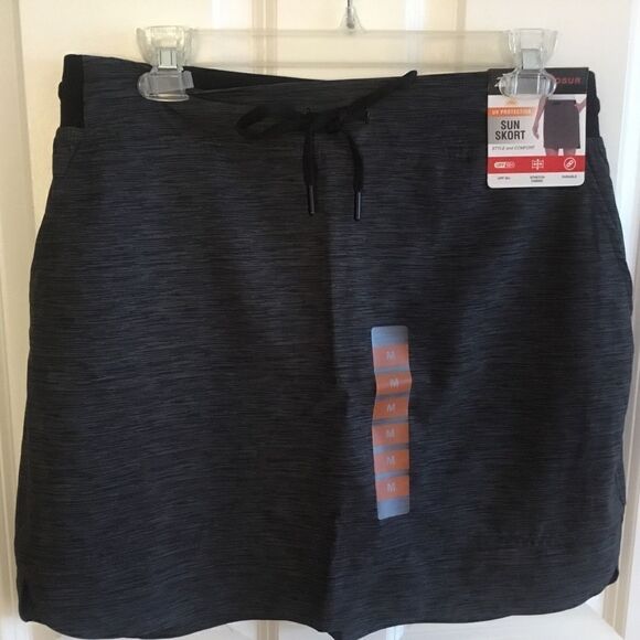 NWT Zeroxposur Sun Skort. Black Sz M, S - Picture 5 of 16